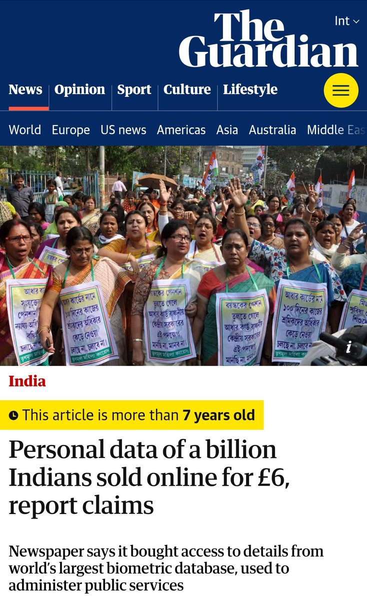 ItzmeeJoee's tweet image. வெறும் 500 ரூ. க்கு இந்தியர்களோட ஆதார் தகவல்கள், பேங்க் தகவல்கள் இன்ன பிற தகவல்கள் கிடைக்கும்ன்னு கூவி கூவி வித்துட்டு இருக்காங்க டார்க் வெப்ல. 

இந்த அளவுக்கு செக்யூரிட்டி சிஸ்டத்தை வச்சிக்கிட்டு இப்போ ஆப் வேற இன்ஸ்டால் பண்ணனுமாம்.. மொத்தமா மொட்டையடிக்கவா?!