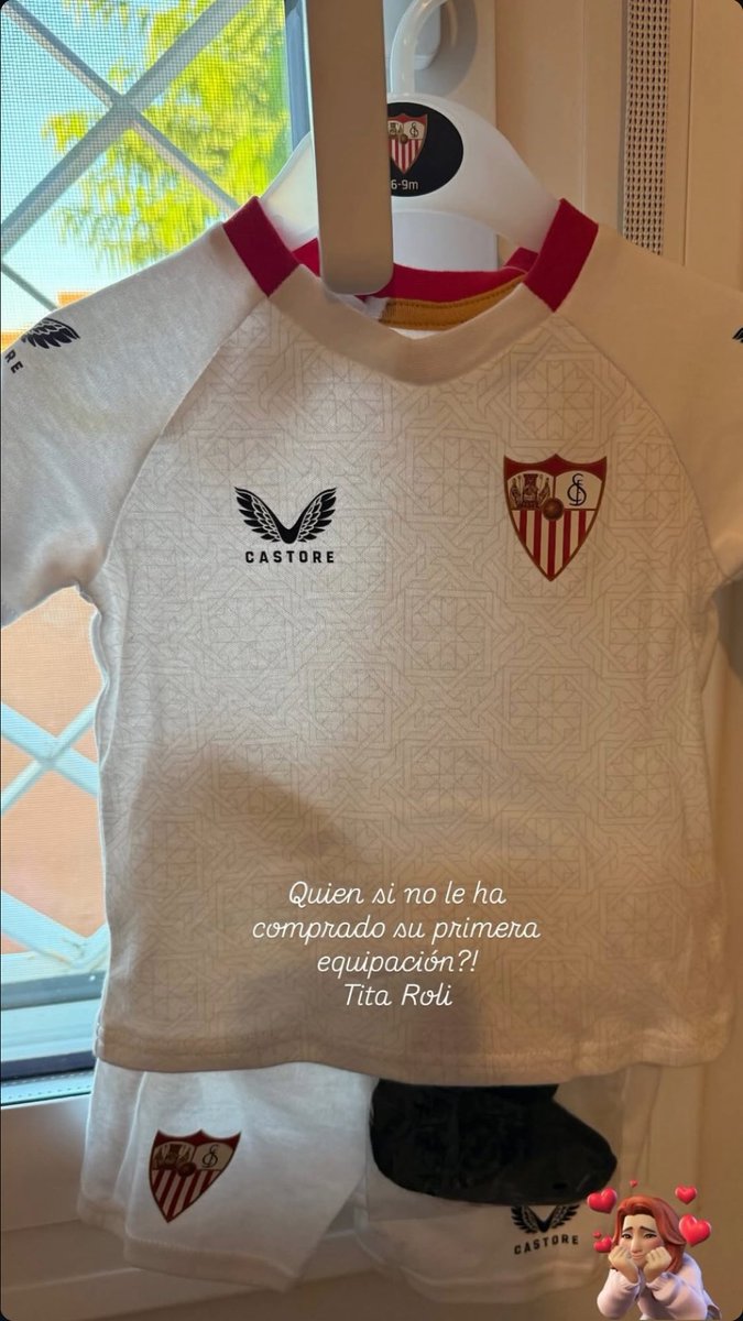 Hay que ver cómo os ponéis. Nosotros vamos a lo nuestro. Mi pequeña ya tiene su primera equipación regalada por su tita. ¡HASTA LA MUERTE!