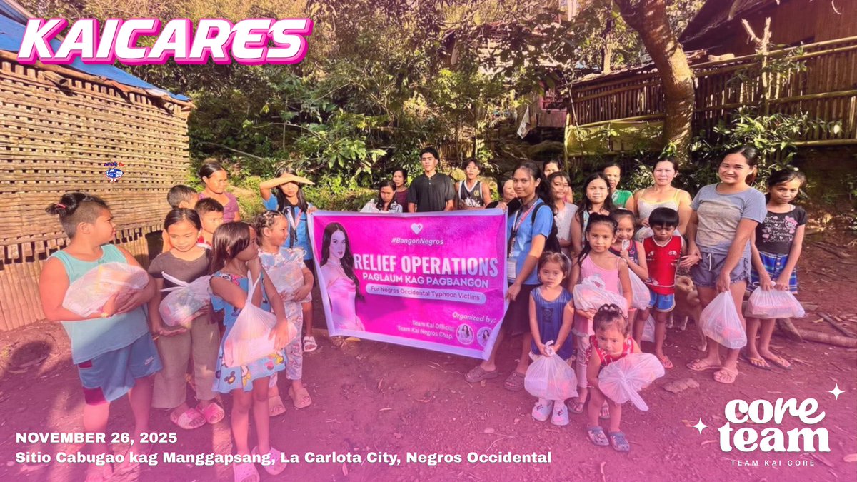 TeamKaiCore's tweet photo. This initiative became possible through the dedication and cooperation of the teachers from San Miguel National High School, who helped us reach the communities and ensured that the relief goods were delivered with care. Their commitment and bayanihan spirit truly made a difference.

To all Kaimates and kindhearted individuals who contributed—thank you. Your generosity and solidarity turned this mission into a meaningful act of compassion. Together, we brought comfort, hope, and a reminder that help always finds a way.