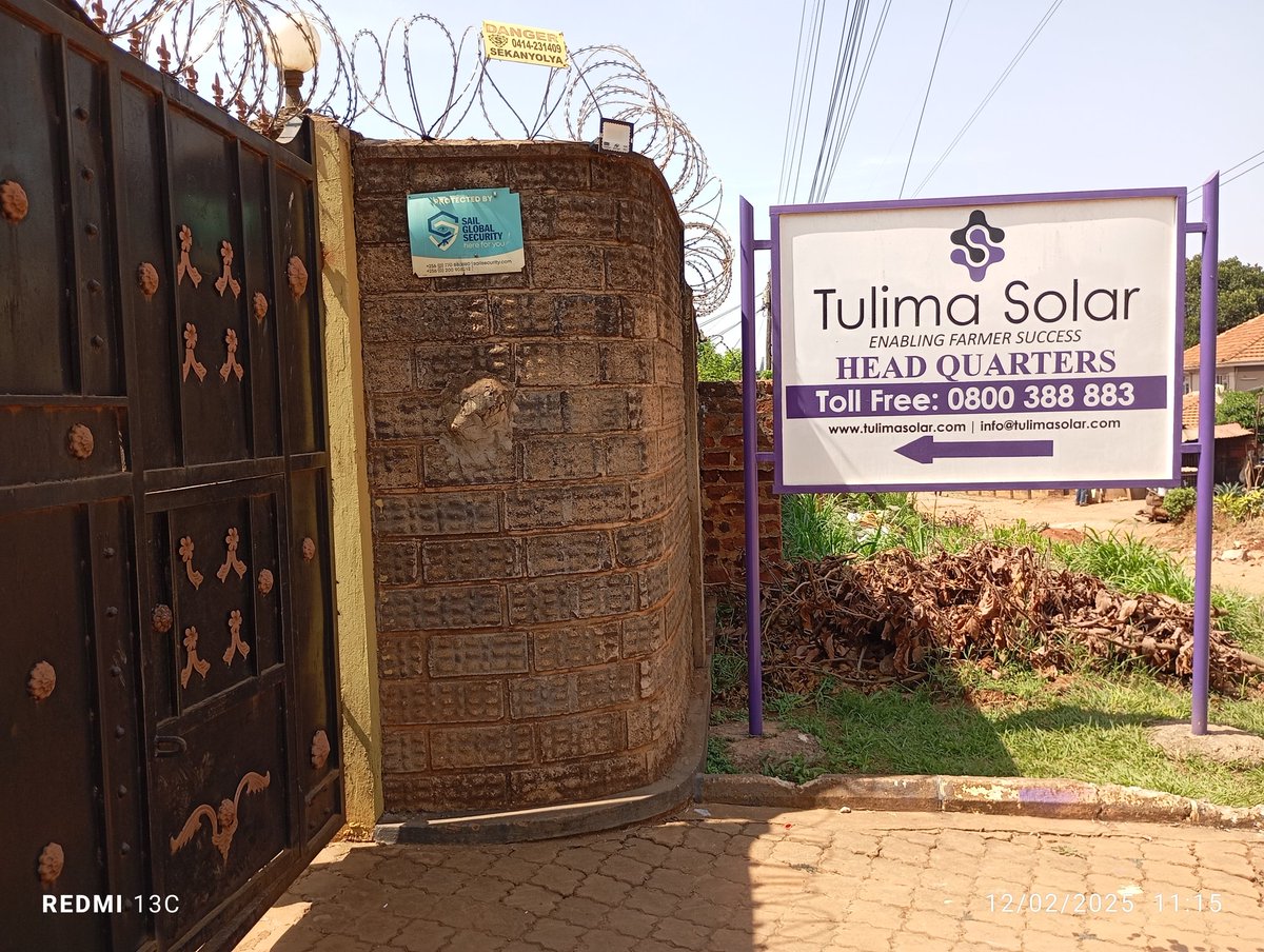 <a href="/TulimaSolarUg/">Tulima Solar</a> provides locally-tailored, climate-smart solutions for smallholder farmers across Uganda. Get powerful, clean-energy equipment made affordable with our PayGo custom finance plans.

SPECIAL OFFER: Visit our offices in Ntinda, Kyambogo today for a FREE demo and see