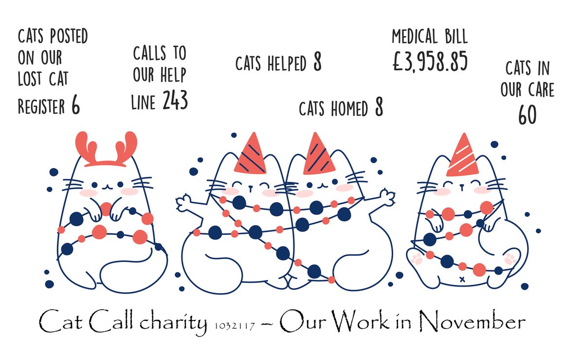 CatCall_UK's tweet image. Cat Call Charities work in November - Thank you for your kind support  #catcall #catcharity #caring4cats