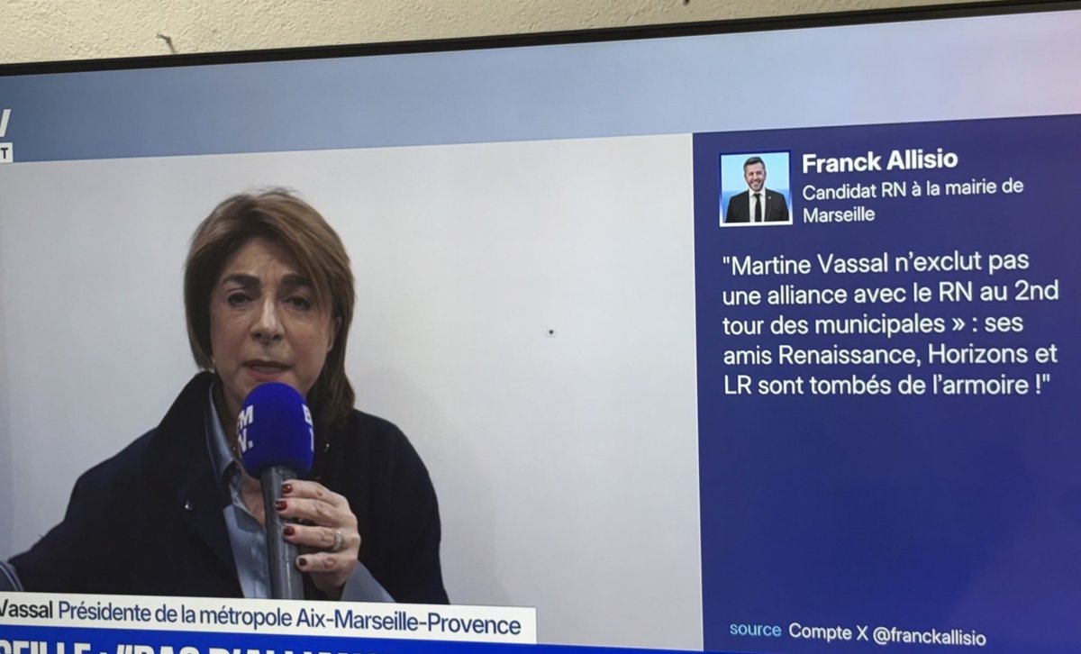 Ce matin, Martine Vassal avait l’occasion de démentir son accord avec le RN. Elle ne l’a pas fait.

Elle persiste et signe.

<a href="/Renaissance/">Renaissance</a> <a href="/GabrielAttal/">Gabriel Attal</a> il est temps de prendre des mesures.
