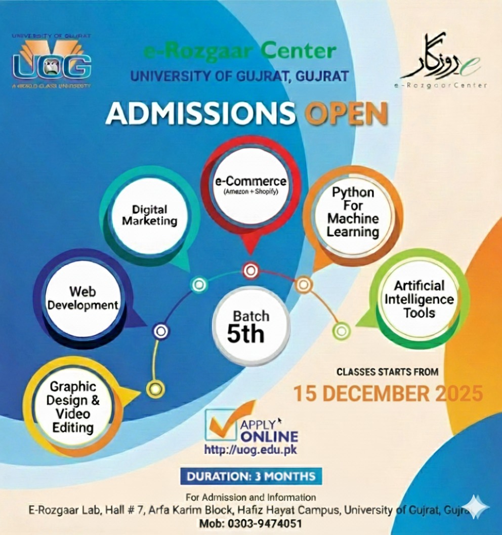 University of Gujrat (@uogpk) on Twitter photo 