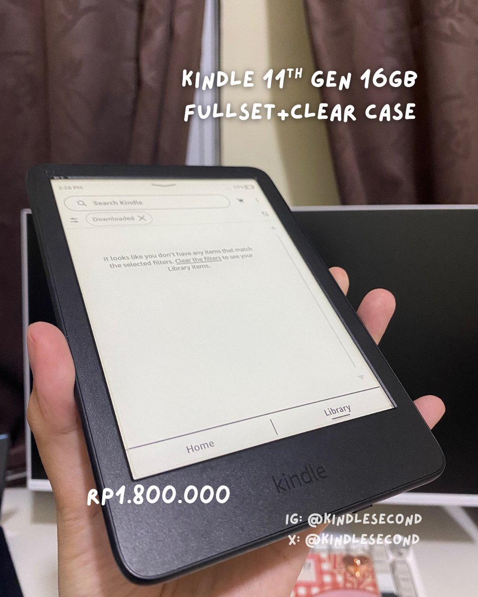 kindlesecond's tweet photo. WTS Jual Kindle 11th gen 16gb black
- fullset
- bonus clear case
- all good kecuali minus kosmetik di bagian bezel
- layar sudah pakai antigores
- bagian belakang juga tidak ada minor
- bisa log in amazon

Rp1.800.000 (negotiable)

tag wts wtb kindle preloved second zonauang https://t.co/etFOfjMSpn