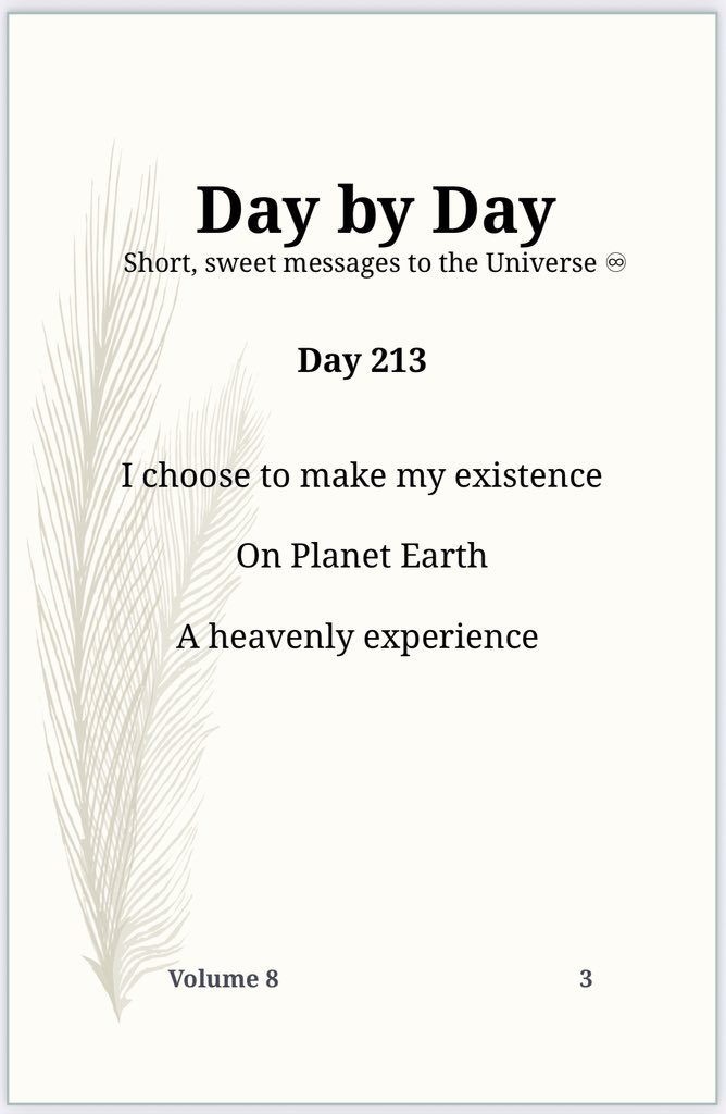 Mede_Pod's tweet photo. Happy Month of December🎄 

Enjoy a copy of Day by Day - Volume 8, a collection of short, sweet messages to the Universe ♾️

More copies available for free at https://t.co/kSnn58yBwJ
——
Day by Day

🔅I am blessed
🔅Never stressed
🔅Only thankful
——
Sadé Tolani ☀ https://t.co/cRoDN86vDB