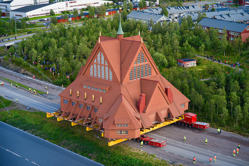 TCIndex's tweet image. Leap of faith for Swedish church theconstructionindex.co.uk/news/view/leap… #building #buildings #demolition #landmark #Mammoet