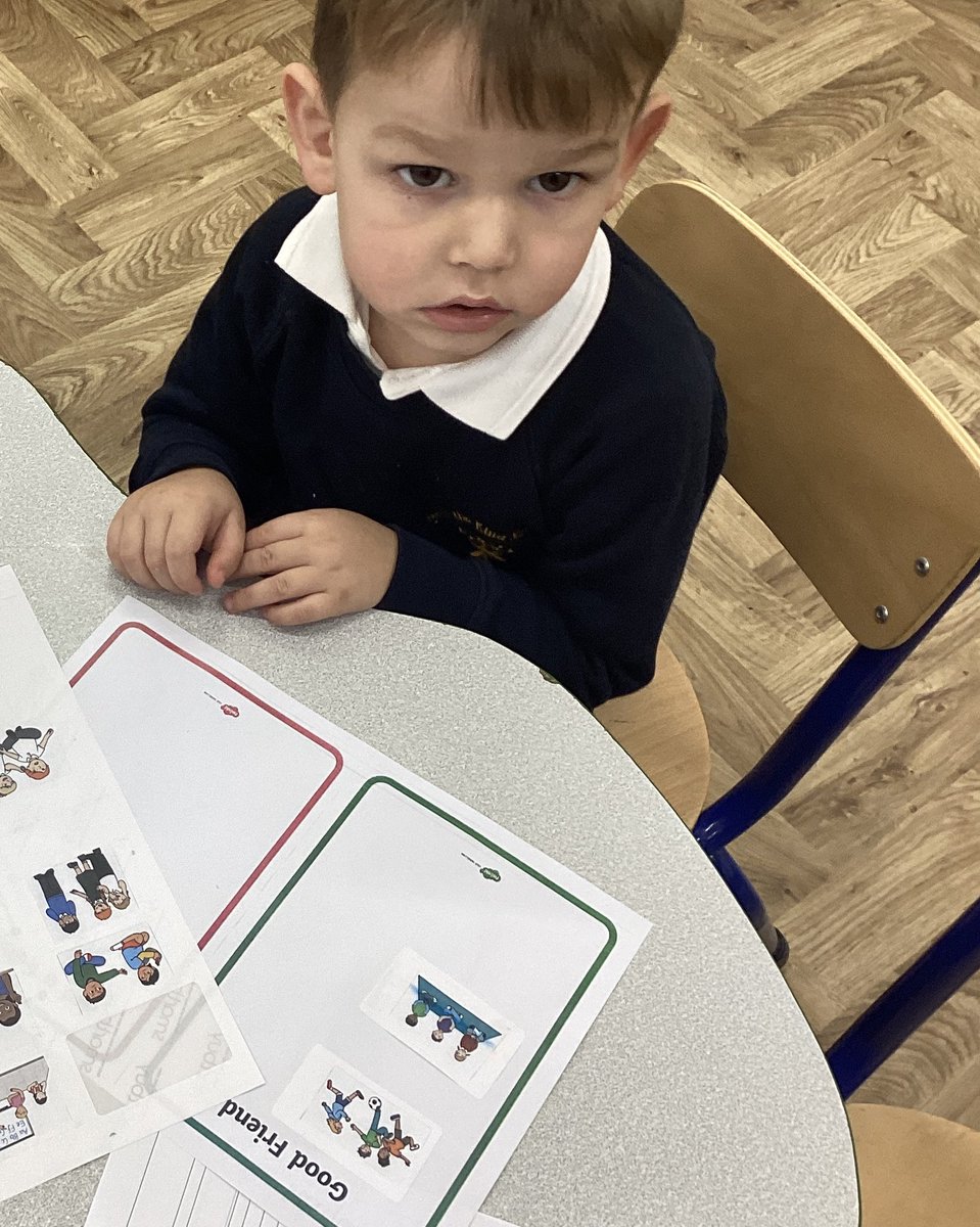 Nursery are trying to make good choices during Advent.