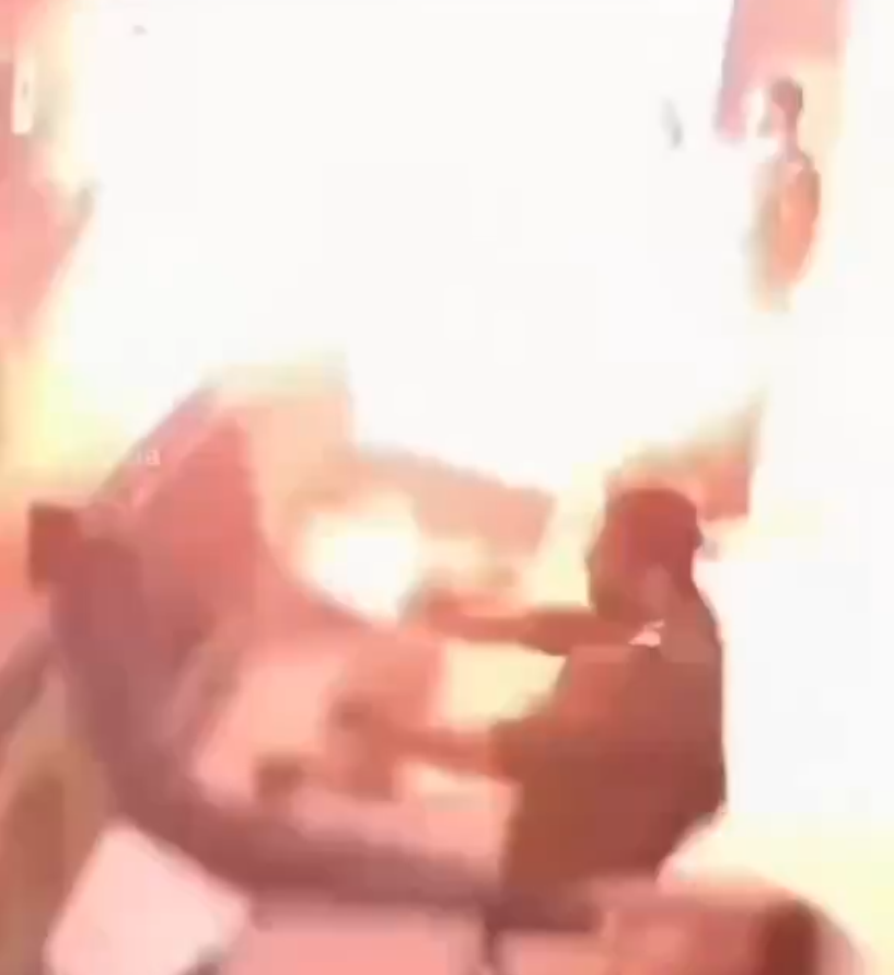 Shayan86's tweet image. Apart from the third clip, 10 to 15 seconds in and previously aired by Iranian state TV, the rest of the allegedly newly released CCTV clips in this montage of Israeli strikes on Iranian military sites from the 12-day war are AI-generated and fake.

Notable errors are wrong…