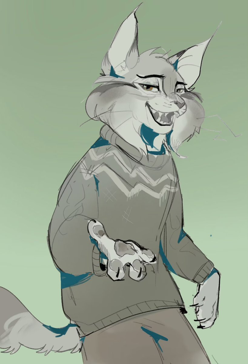 Osse1n's tweet image. 💚
#Pawbert #PawbertLynxley #Zootopia2