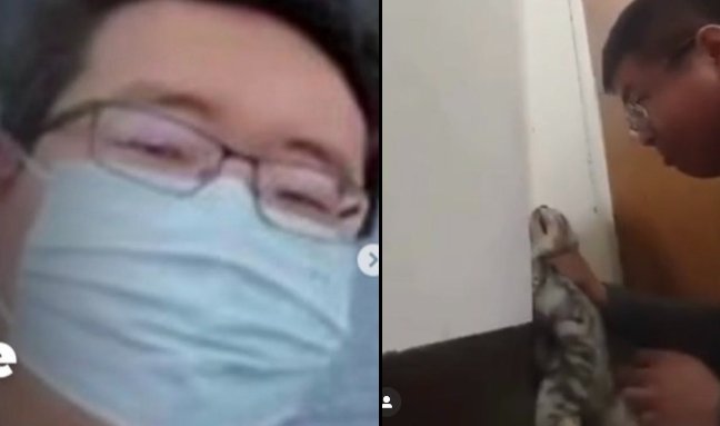 Li Jingrui, a Tsinghua agriculture graduate, openly tortures cats, setting traps for strays. Images show him gripping a distressed animal, yet police refuse action since strays are not property. This cruelty thrives under CCP indifference. 1/2  

<a href="/CatAbusers_CN/">CatAbusers_CN</a> <a href="/dignityofanimal/">Catally299</a>