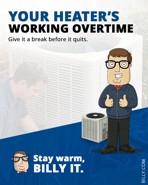 Billy_Com's tweet photo. Your heater works hard, especially in winter. A quick check-up now keeps the warm air flowing and prevents costly issues later. Stay warm. Billy It

#billyit #hvac #heatingrepair #homeservices #homeimprovement #servicepros #contractorlife #fyp https://t.co/w7EJkilWhM