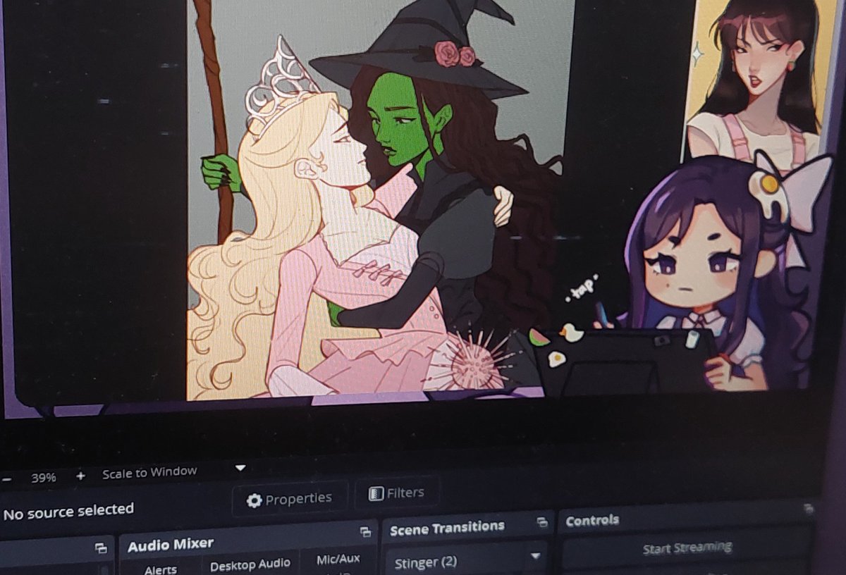 Currently streaming finishing this artwork!! twitch.tv/cryidek