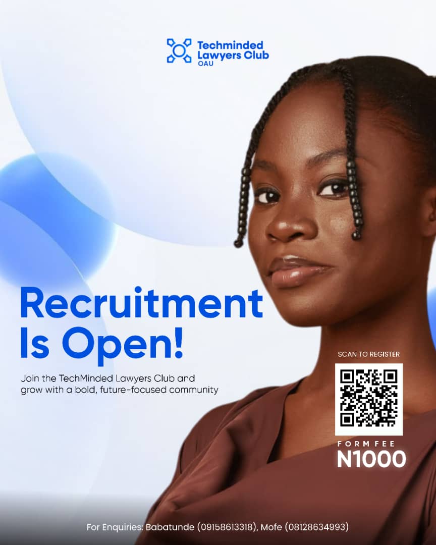 Techminded Lawyers Club, OAU tweet media
