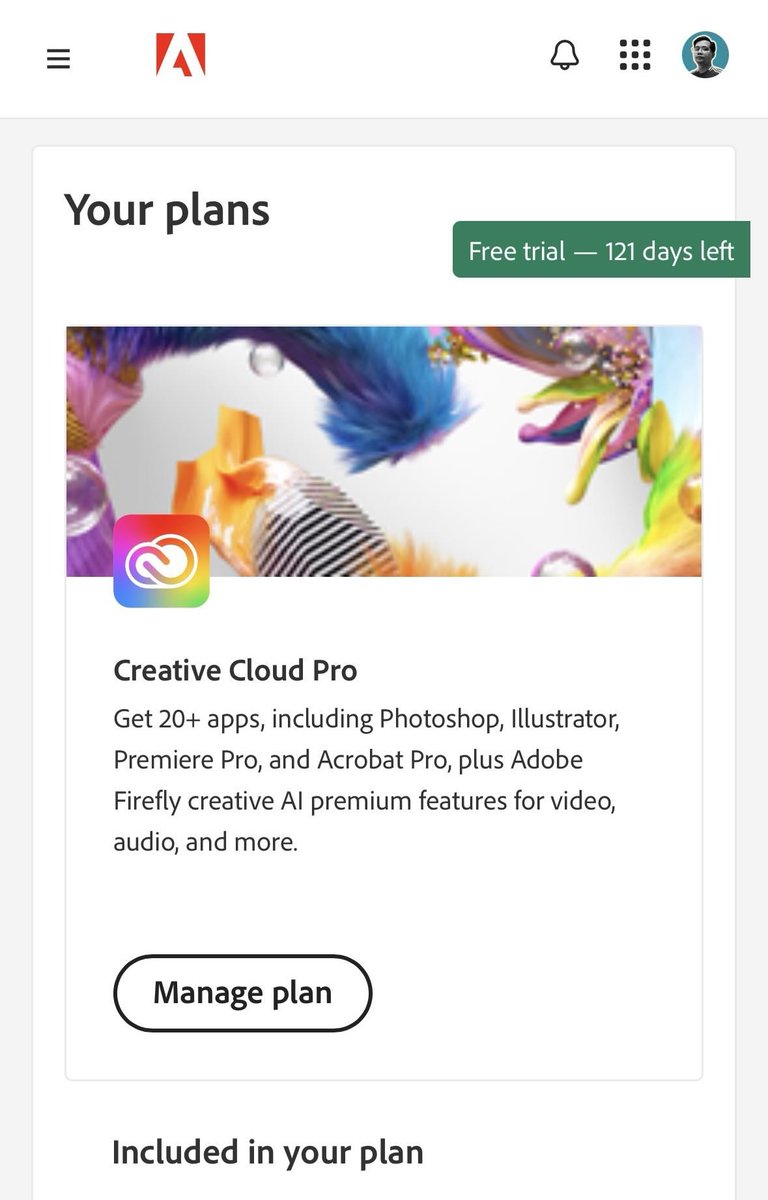 Adobe is giving away a 4-month free trial for Creative Cloud Pro, a counter attack move against Affinity by Canva.

If you’re a new freelancer who just getting started, this is perfect for you in this economy.

Retweet so that others can get it too! 
Check my reply ⬇️