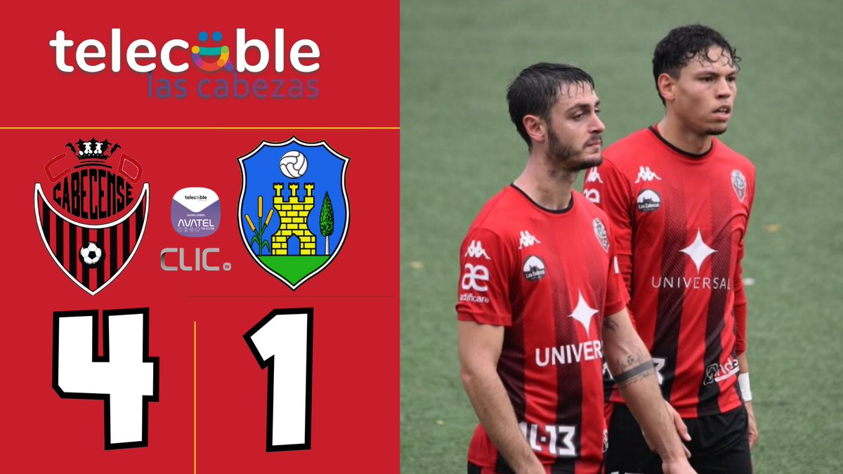 ⚽️ Puedes ver ya en nuestro canal de Youtube el resumen de la victoria del Club Deportivo Cabecense ante el Montilla C.F. en el estreno de Álvaro Infante.

📱Abónate a Telecable Las Cabezas para ver los partidos en directo.

📌 youtu.be/yNbYV84aSSY

<a href="/Tercerarfefinfo/">Tercera Federación / RFEF Info</a>