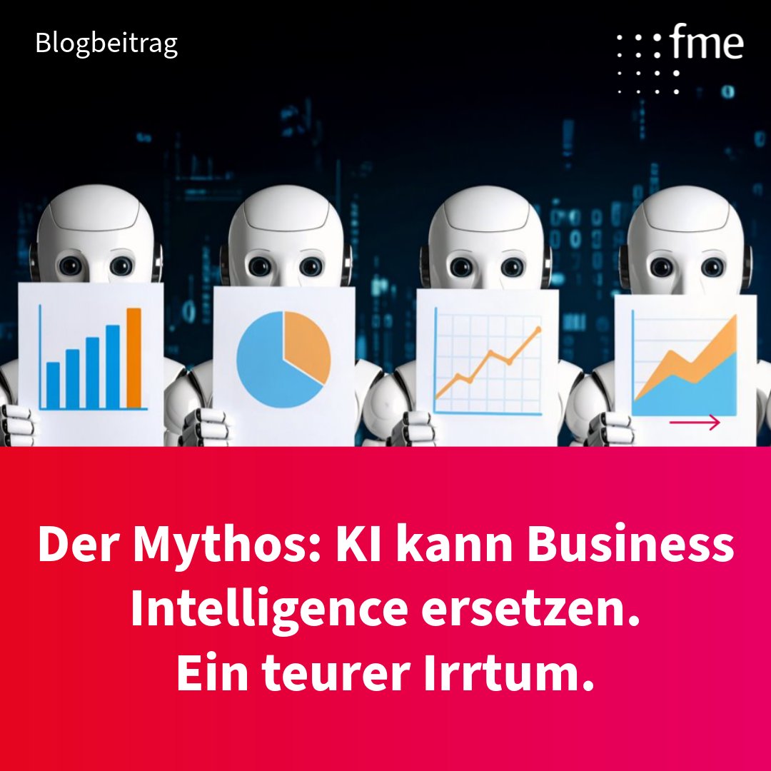 𝗗𝗲𝗿 𝗠𝘆𝘁𝗵𝗼𝘀: 𝗞𝗜 𝗸𝗮𝗻𝗻 𝗕𝘂𝘀𝗶𝗻𝗲𝘀𝘀 𝗜𝗻𝘁𝗲𝗹𝗹𝗶𝗴𝗲𝗻𝗰𝗲 𝗲𝗿𝘀𝗲𝘁𝘇𝗲𝗻

Generative KI macht BI nicht überflüssig – sie stärkt sie.
Mehrwert entsteht, wenn Innovation auf Präzision trifft.

🔗eu1.hubs.ly/H0ptCcg0

#GenerativeKI #BusinessIntelligence #fme
