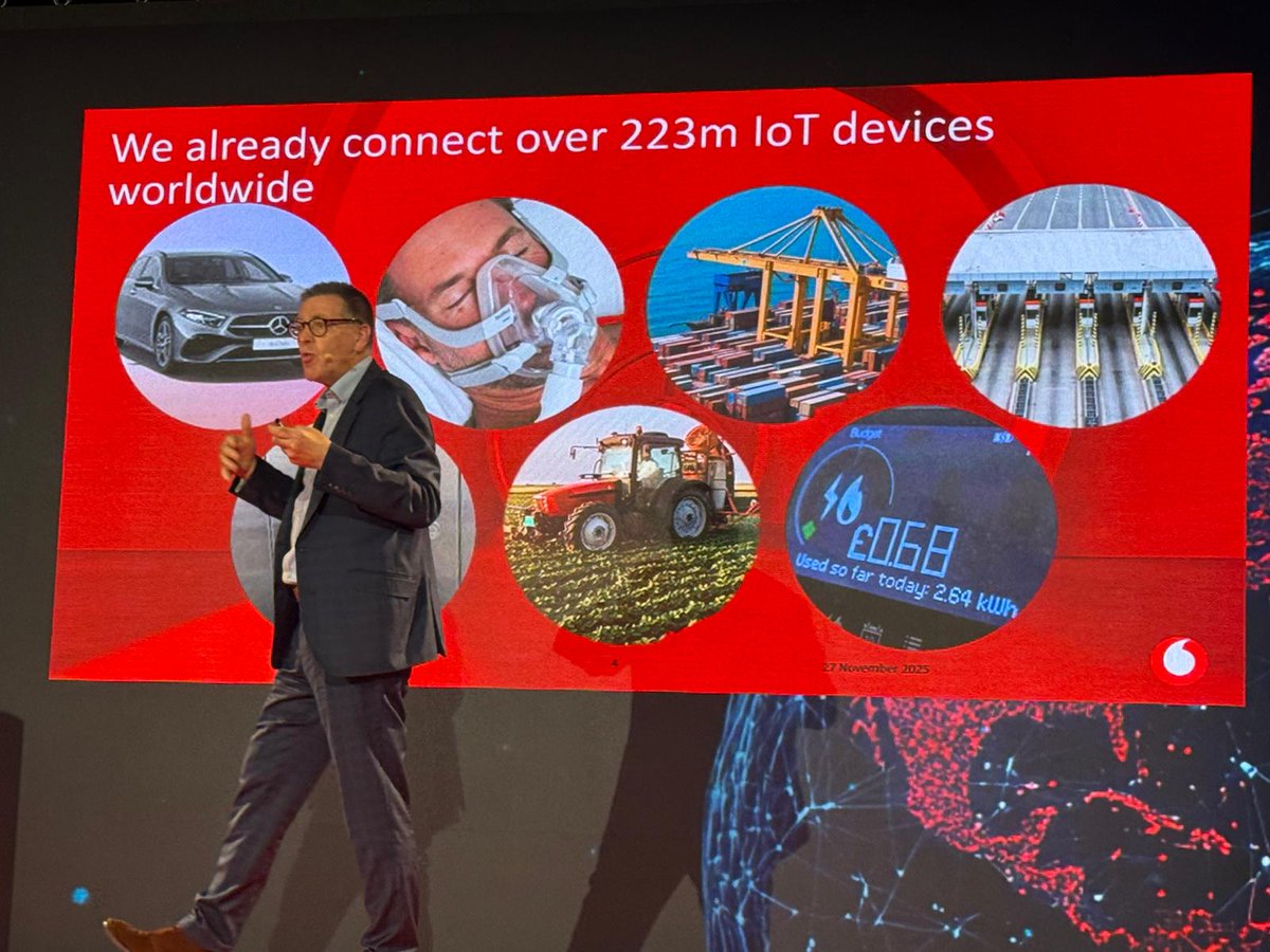 VodafoneIoT's tweet photo. Hyperconnected Future at Vodafone Business Conference Portugal 2025.
250+ customers and partners joined to explore how IoT, 5G, satellite and AI are shaping a hyperconnected world.
#VodafoneIoT #Hyperconnected #Innovation #IoT #5G #AI https://t.co/xPCpPi1Rh5