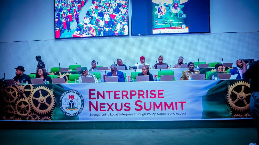 Yesterday, I joined the Speaker of the House of Representatives, Rt. Hon. Tajudeen Abbas, PhD, GCON, represented by the Deputy Speaker, Rt. Hon. Benjamin Kalu, CFR, alongside key policymakers, business leaders and young innovators for the Enterprise Nexus Summit at the National