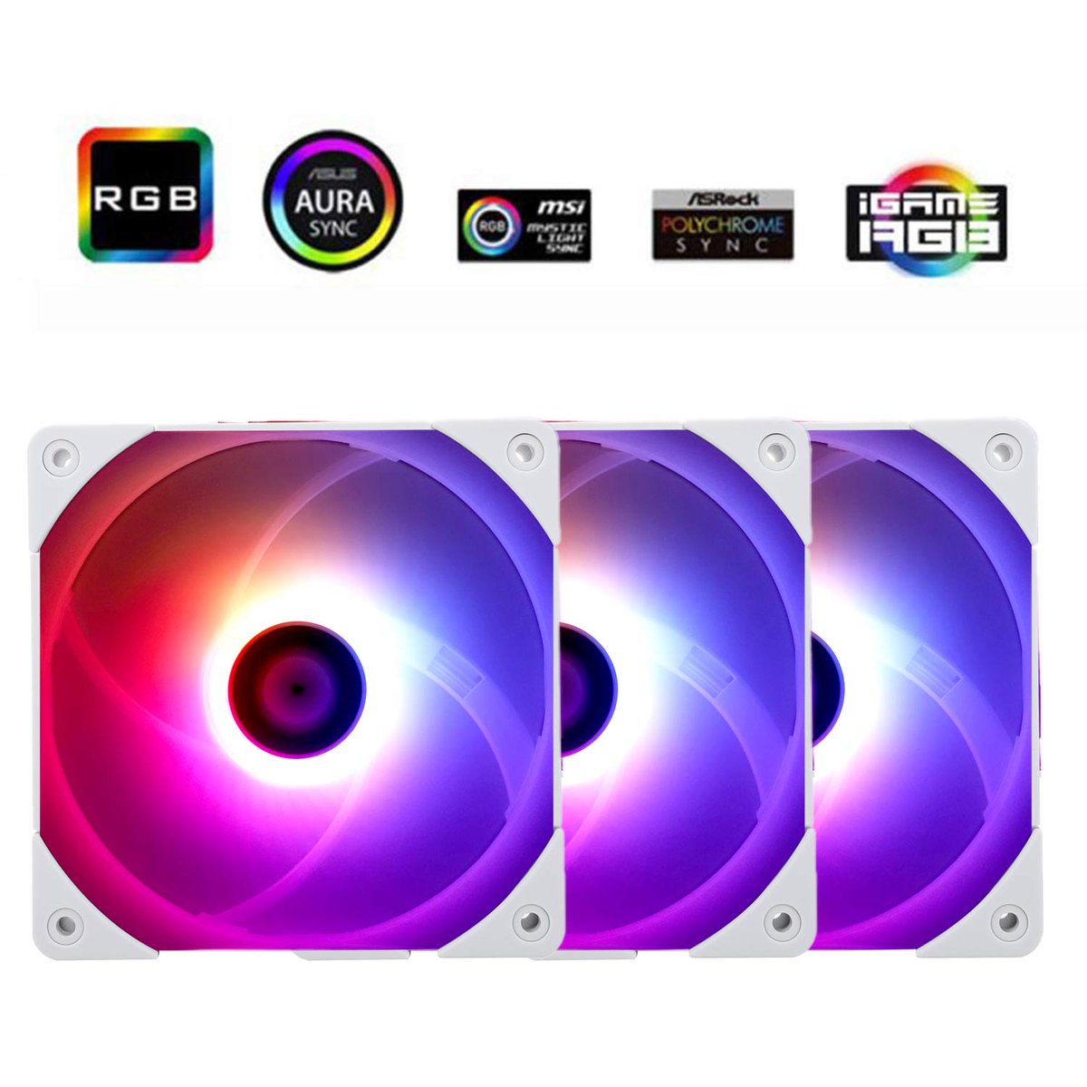 berliancom's tweet image. Putihnya elegan, performanya ganas. ✨
TL-C12W-S X3 ARGB paket triple fan yang bikin PC kamu makin dingin &amp;amp; standout. Cahayanya lembut, airflownya kuat, dan tampilannya buat PCmu lebih elegan lagi !
.
#thermalright #ptbct #berliancom #rakitpc #fancasing