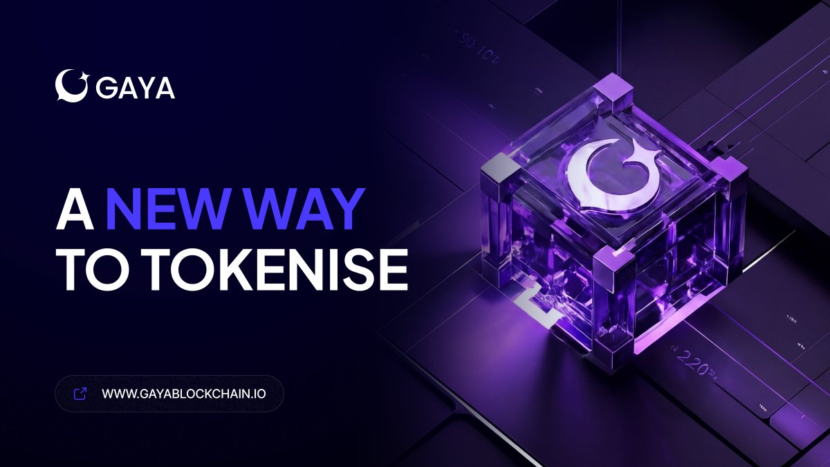 GayaBlockchain's tweet image. Tokenisation is about to break out of its boring phase.
Most chains talk about it. Very few make it feel simple, fast, and actually useful.

Gaya Blockchain is being shaped around that exact gap. A chain where creating, moving, and using digital assets feels like swapping inside…