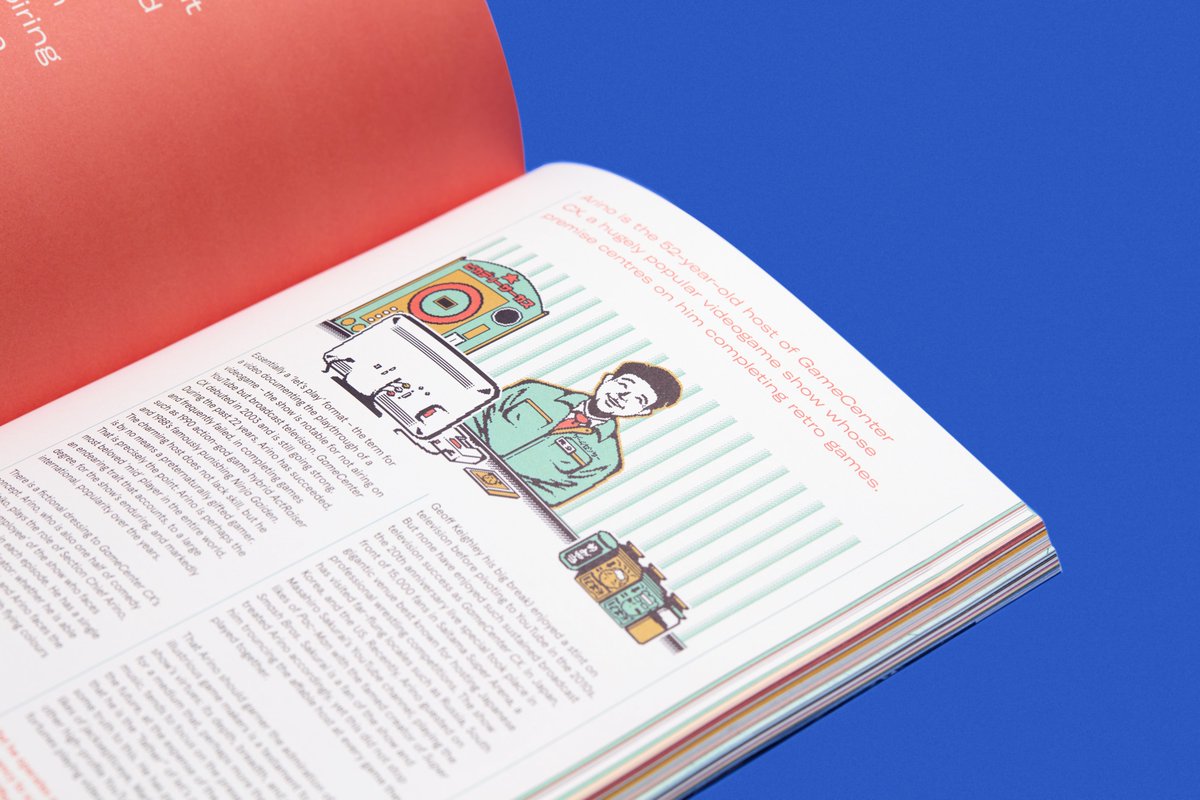 gccx_official's tweet image. 今年の年始にイギリスのライターさんから取材を受けた「A Profound Waste of Time Issue5」が完成し見本誌が有野課長の手元に届きました。

課長のロングインタビューや番組愛に満ちた記事が満載です！（もちろん記事は英語です☺️ ）

▼こちらを参照ください。
apwot.com