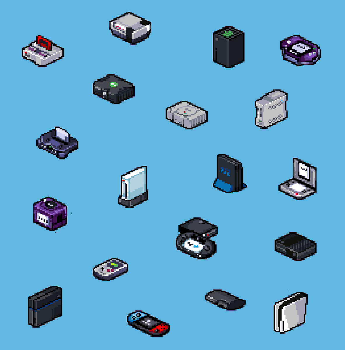 Happy anniversary to the console that reshaped gaming — the original PlayStation!
Thank you <a href="/PlayStation/">PlayStation</a> for our magical childhood!

Can you spot The Legend among others?🎮
#PlayStation #pixelart #RetroGame
