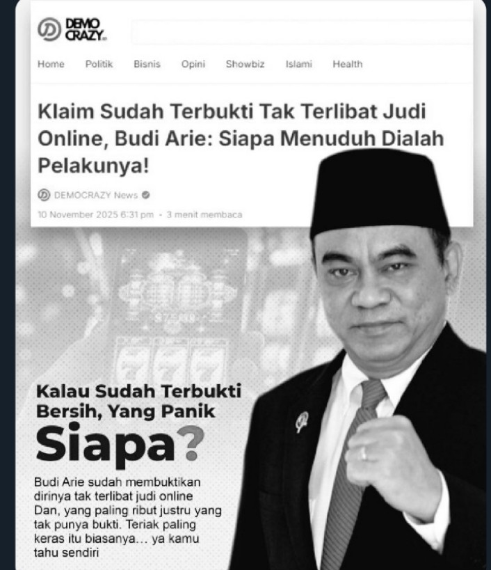 PraEquilibrium's tweet image. BudiArie Berantas Judol
tapi masih ada yang bilang “terlibat”. Bro, hasil pengadilan udah keluar: 
Fakta Hukum Bersih
. Mau bantah pakai apa? PowerPoint?