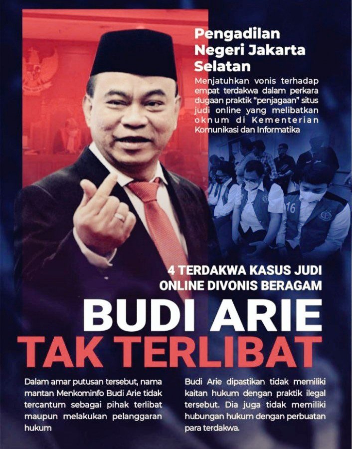 PraEquilibrium's tweet image. Itu si Framing jahat itu kalau diseret ke pengadilan langsung rontok. Buktinya Fakta Hukum Bersih buat BudiArie Berantas Judol
. Yang nyebar hoaks cuma bisa gigit jari sambil edit narasi lagi.