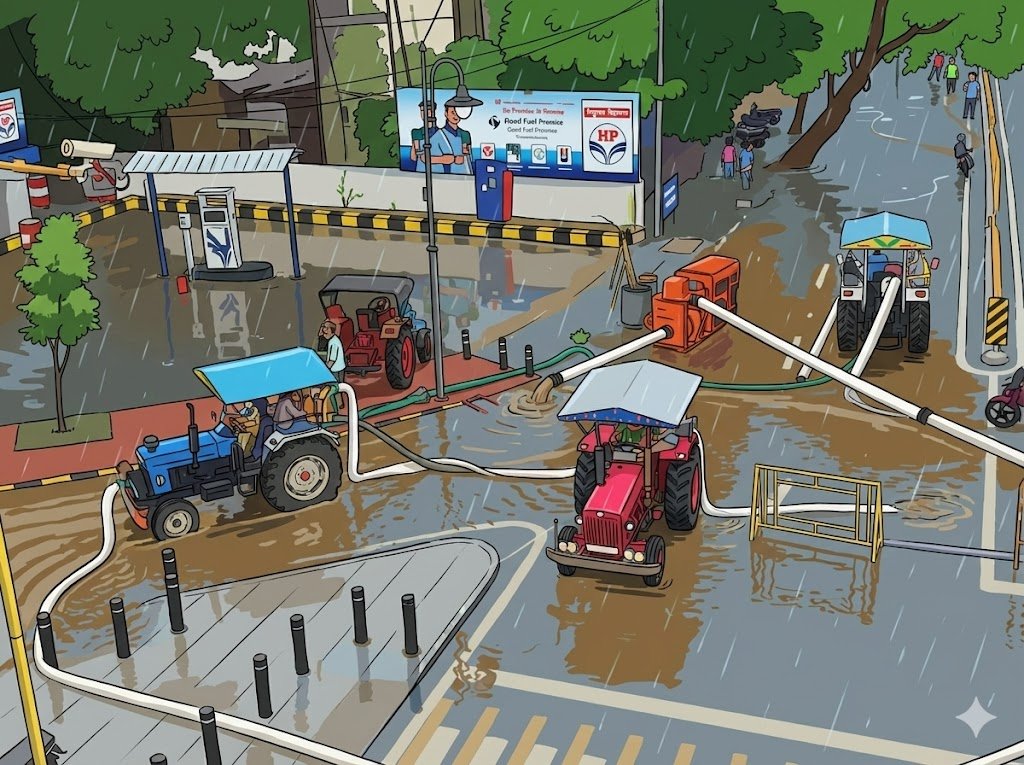 Arappor's tweet image. பம்ப் இருக்க பயமேன்..!
சென்னையின் வெற்றிகரமான மழை நீர் வடிகால் திட்டம்.