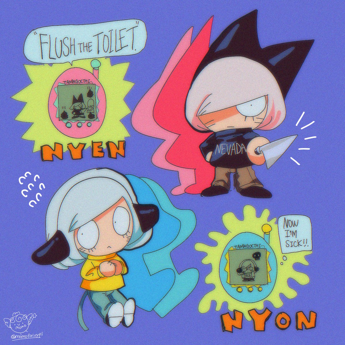 momo_pyunUwU's tweet image. #ranfren 
 💥meows💥