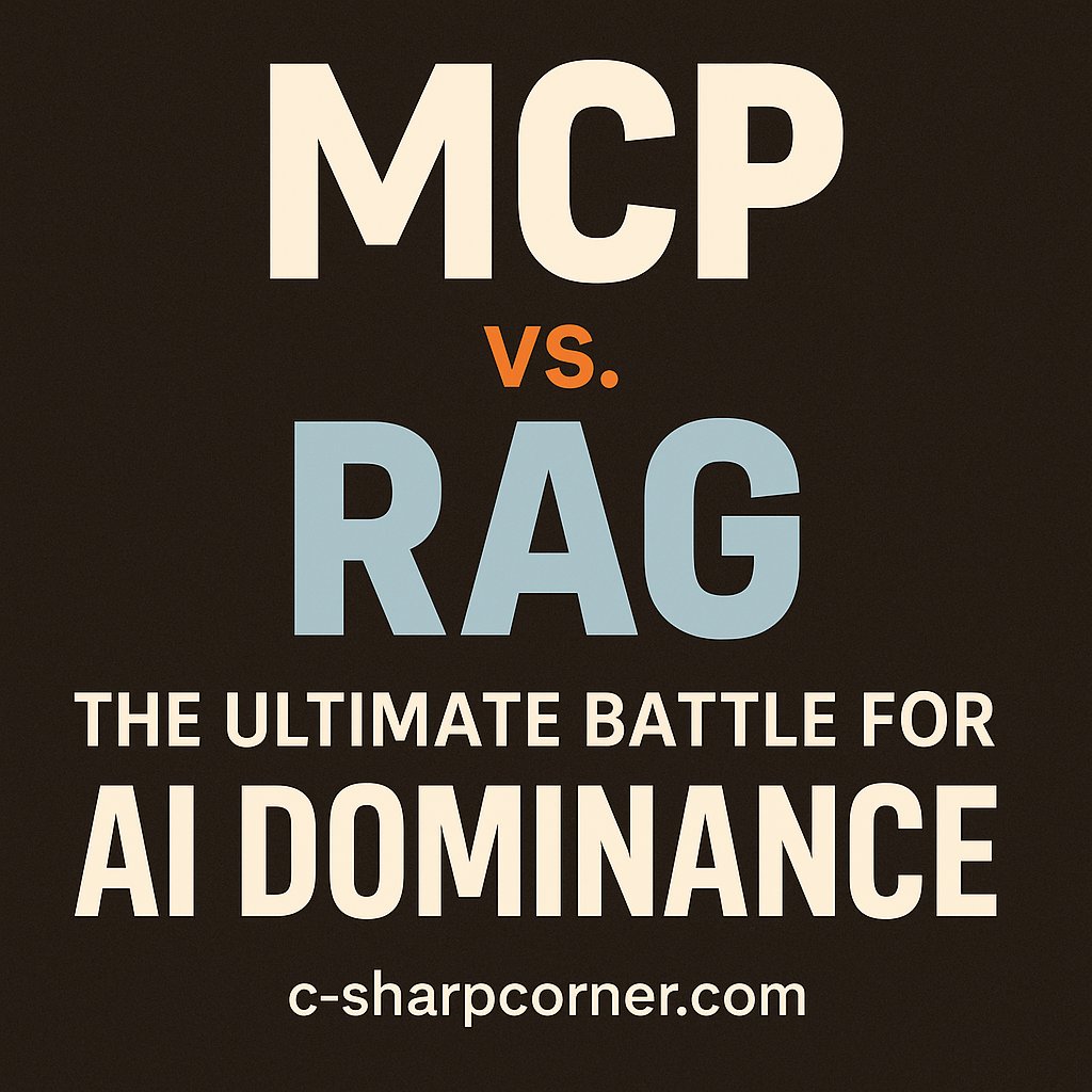 CsharpCorner's tweet image. 𝐂𝐨𝐧𝐟𝐮𝐬𝐞𝐝 𝐛𝐞𝐭𝐰𝐞𝐞𝐧 𝐑𝐀𝐆 𝐚𝐧𝐝 𝐌𝐂𝐏?

Here’s a quick guide:
• 𝐑𝐀𝐆 = Thinker (answers questions using docs)
• 𝐌𝐂𝐏 = Doer (interacts with real systems, tools)

Read the full breakdown and know exactly when to choose which by @thinkaboutnitin →…