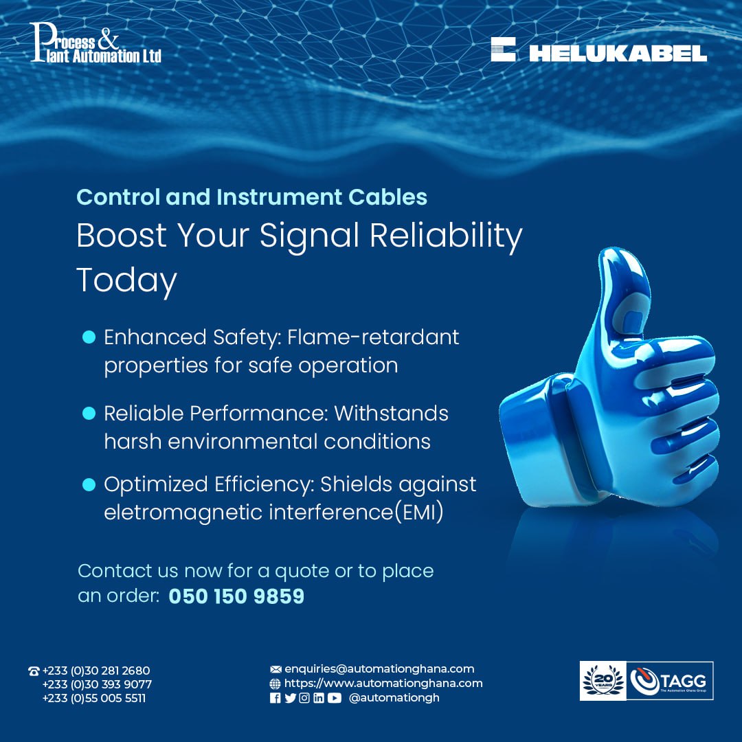 automationgh's tweet image. Stronger signals. Fewer headaches. ⚡

HELUKABEL cables keep your control systems running clean and steady.

Learn more → tinyurl.com/4crr7yfy

#Engineering #Automation #ElectricalTools #TAGG #Helukabel