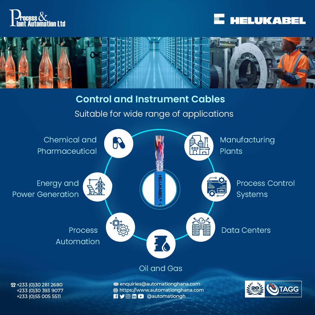 automationgh's tweet image. Stronger signals. Fewer headaches. ⚡

HELUKABEL cables keep your control systems running clean and steady.

Learn more → tinyurl.com/4crr7yfy

#Engineering #Automation #ElectricalTools #TAGG #Helukabel