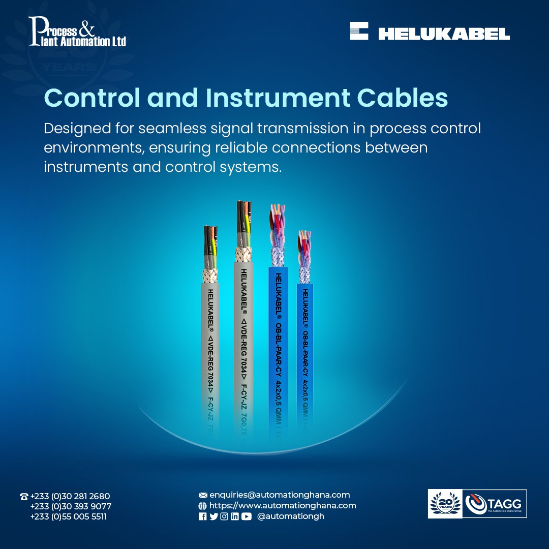 automationgh's tweet image. Stronger signals. Fewer headaches. ⚡

HELUKABEL cables keep your control systems running clean and steady.

Learn more → tinyurl.com/4crr7yfy

#Engineering #Automation #ElectricalTools #TAGG #Helukabel