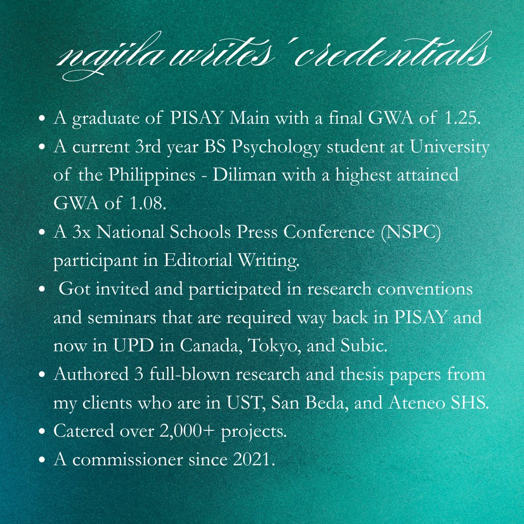 najila writes | THESIS, RESEARCH, WRITEUPS tweet media
