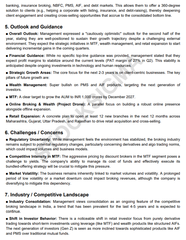 myAlerts_in's tweet image. #SHAREINDIA #SHAREINDIAQ2 Share India Securities Ltd Q2FY26 Earnings Concall Summary