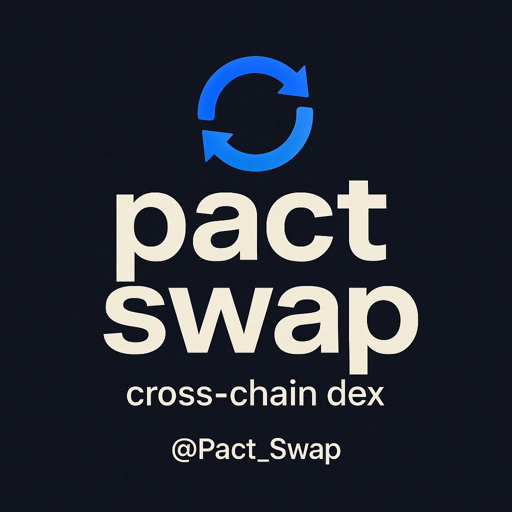 v2k_magic007's tweet image. exploring pact swap today : cross-chain dex that lets you trade native assets like btc, eth and more across blockchains without using bridges or wrapped tokens. X / twitter-community, check it out if you want simpler, secure swaps across chains. tag @Pact_Swap ...