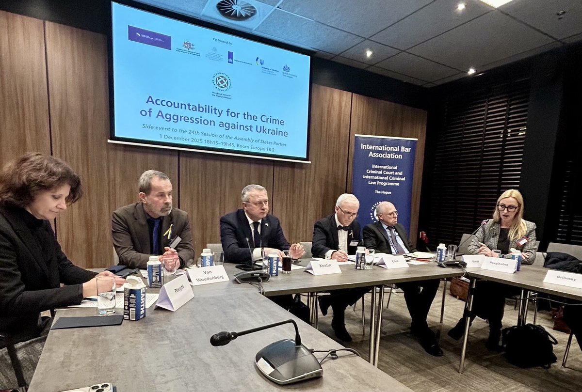 AndriyKostinUa's tweet image. Yesterday, the 24th session of the Assembly of States Parties #ASP24 has officially commenced in The Hague, marking a significant moment as Ukraine participates for the first time as a State Party to the Rome Statute.

Sincerely grateful for the President of the ASP…