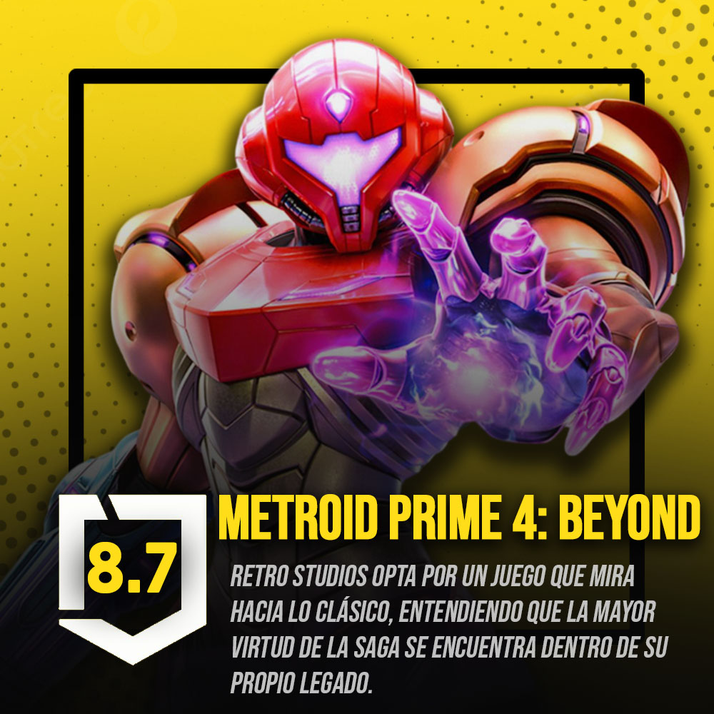 Análisis de Metroid Prime 4: Beyond - ¿Mereció la pena esperar tanto? 🤔

"Anunciado por primera vez en 2017, el juego de Retro Studios se enfrenta a su prueba de fuego más complicada" 

Puntos Positivos ✅

🔹Lo fiel que es a las anteriores entregas de la saga
🔹Ciertos nuevos