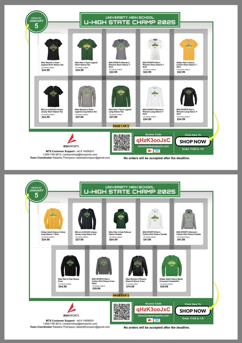 U-High Volleyball tweet media