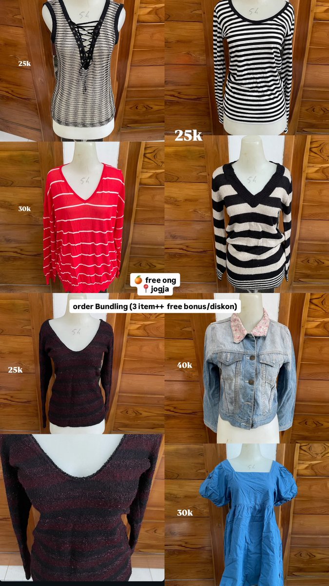 maikhairo's tweet image. Yuk murah 25k bisa 🍊 pengiriman dari jogja yaaa. Beli 3+ dapet bonus/diskon!! @closetre.wear on ig. Details/link by dm