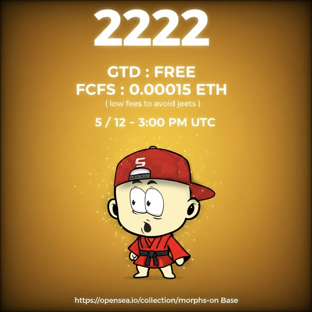 𝑀𝒪𝑅𝒫𝐻𝒮 𝒪𝒩 𝐵𝒜𝒮𝐸 – 𝒪𝐹𝐹𝐼𝒞𝐼𝒜𝐿 𝑀𝐼𝒩𝒯 𝒜𝒩𝒩𝒪𝒰𝒩𝒞𝐸𝑀𝐸𝒩𝒯💙

Morphs fam… the moment we’ve all been waiting for is finally here.
The collection we built with sweat, grind, and pure creativity is officially dropping.

Get ready for one of the cleanest mints