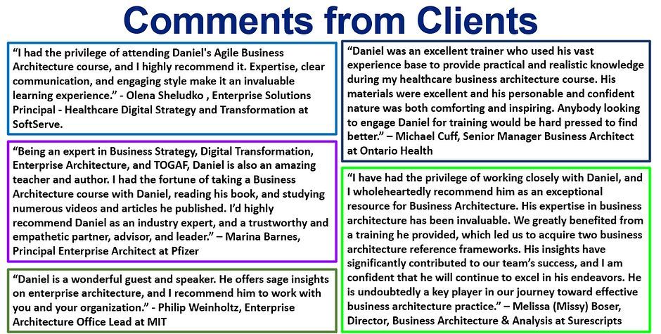 daniellambert07's tweet image. Boost your #EA practice with #BusinessArchitecture Info&apos;s exclusive 24-hour healthcare workshop using our enterprise and business architecture AI agents.

businessarchitecture.info/healthcare-ent…

#EnterpriseArchitecture #DigitalTransformation #CIO #Plan #BusinessStrategy #AI #GenerativeAI #GenAI
