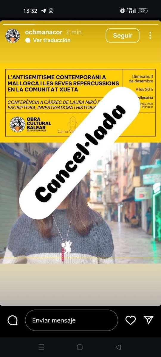 🇵🇸Avui ho hem tornat a demostrar: Mallorca és antisionista!

❌De la mateixa manera que cap institució convidaria ponents que fan apol·logia del nazisme, cap institució ha de convidar altaveus del sionisme que neguen i ridiculitzen l'assassinat de centenars de mils de palestins.