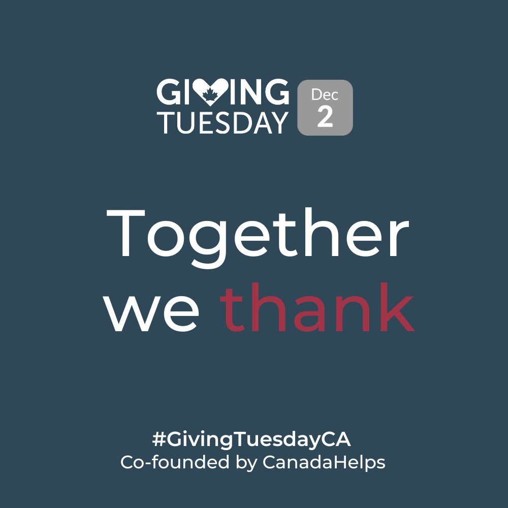 It’s #GivingTuesday!

Today is all about giving back and making a positive impact in our community. Whether you donate to a local charity, volunteer your time, or lend a helping hand to a neighbour, every act of kindness matters.

Looking for ways to get involved? Consider