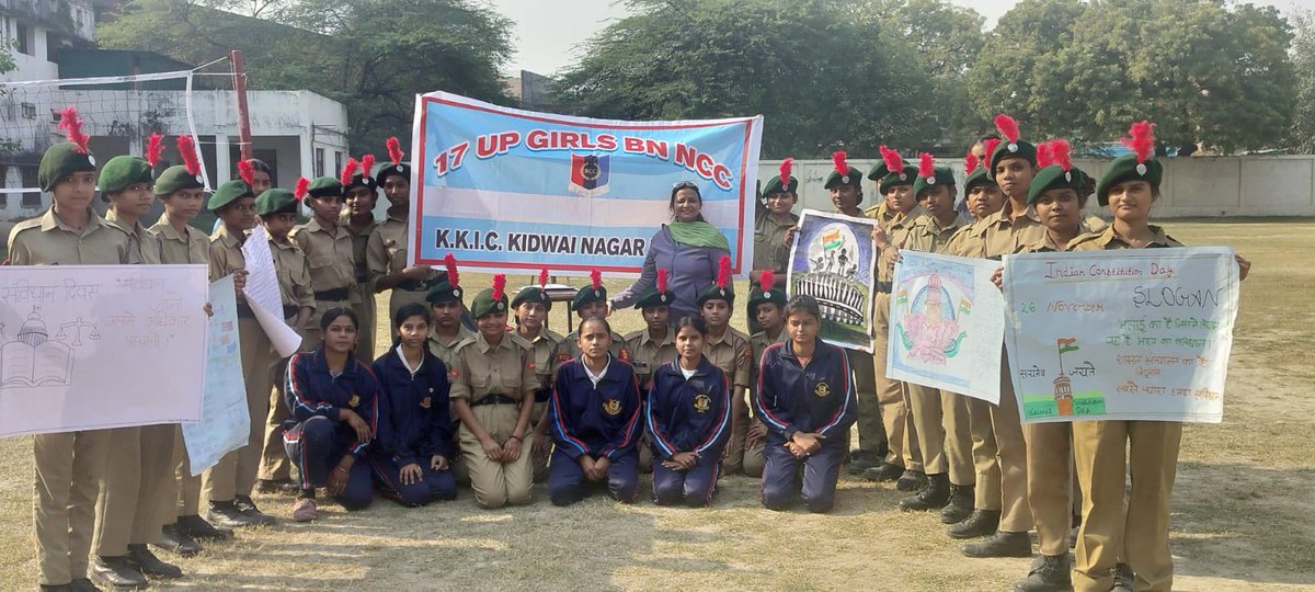 17_UP_GIRLS_BN's tweet photo. 17 UP Girls Battalion celebrated NCC Day with a Poster Making Competition, an insightful Guest Lecture and a vibrant Cultural Programme. A day of creativity, discipline and inspiration. https://t.co/vWMicHvBwJ