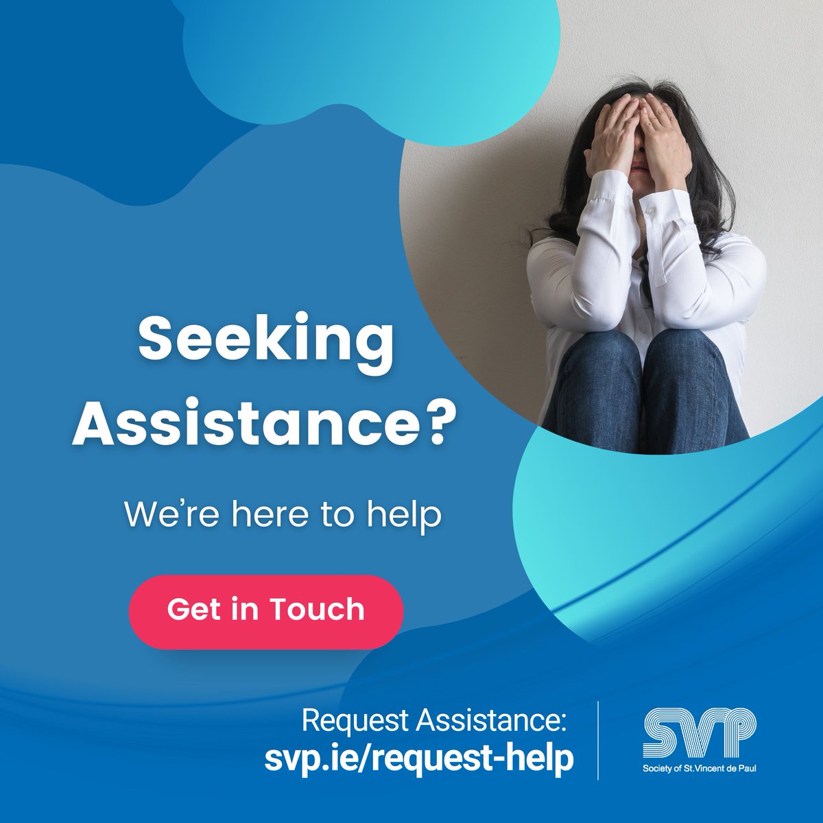 SVP_Ireland's tweet image. Right now, SVP is supporting people across Ireland who are finding it hard to cover essentials like food, warmth, and clothing. If you or someone you know needs a helping hand, please don’t hesitate to reach out. 💙 

No one should have to face these challenges alone. Let us…