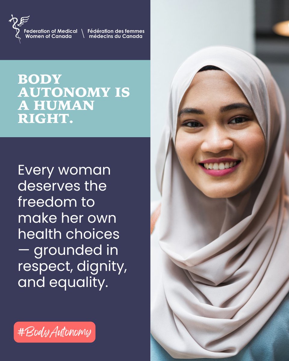 FMWCanada's tweet image. Body autonomy is a human right. Every woman deserves the freedom to make her own health decisions — with respect, dignity, and equality.

@DrMTByass @dr_rdosanjh @CanWaCH @womeninGH
#BodyAutonomy #WomensHealth #Empowerment #HealthRights #MyBodyMyChoice #FMWC #EqualityInHealthCare