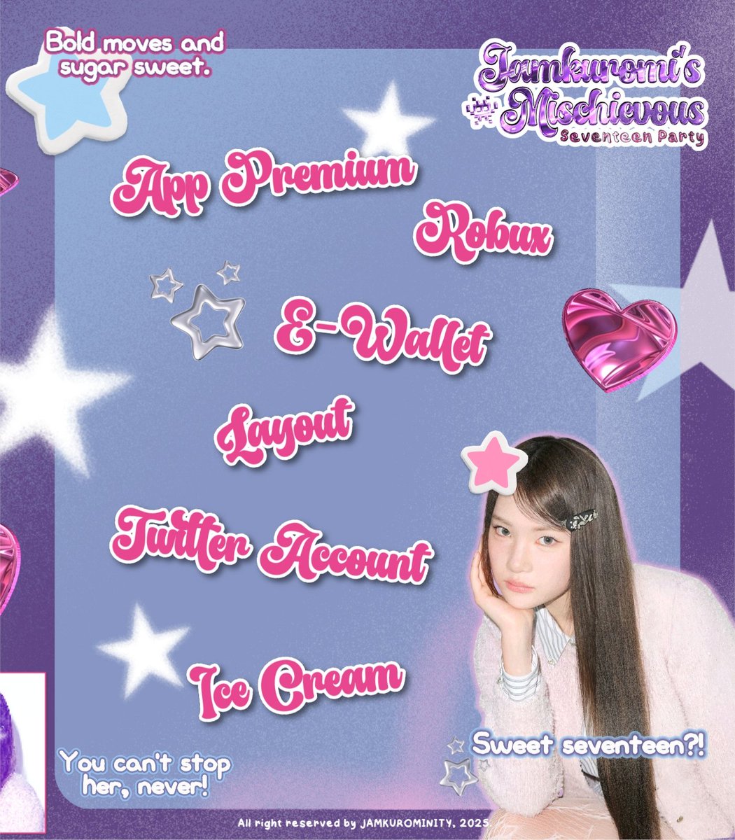 JAMKUROMINITY's tweet image. ᅠ
✮ ১ ⊹ Soft and cheerful, 𝗝𝘂𝘂𝗻’𝘀 𝘀𝗽𝗲𝗰𝗶𝗮𝗹 𝗯𝗶𝗿𝘁𝗵𝗱𝗮𝘆 𝗽𝗿𝗶𝘇𝗲 has finally appeared on your screen. Did something catch your eye in a nice way? 👀 You can claim your gift by following the 𝘳𝘶𝘭𝘦𝘴 we’ve prepared. 🖤
ᅠ