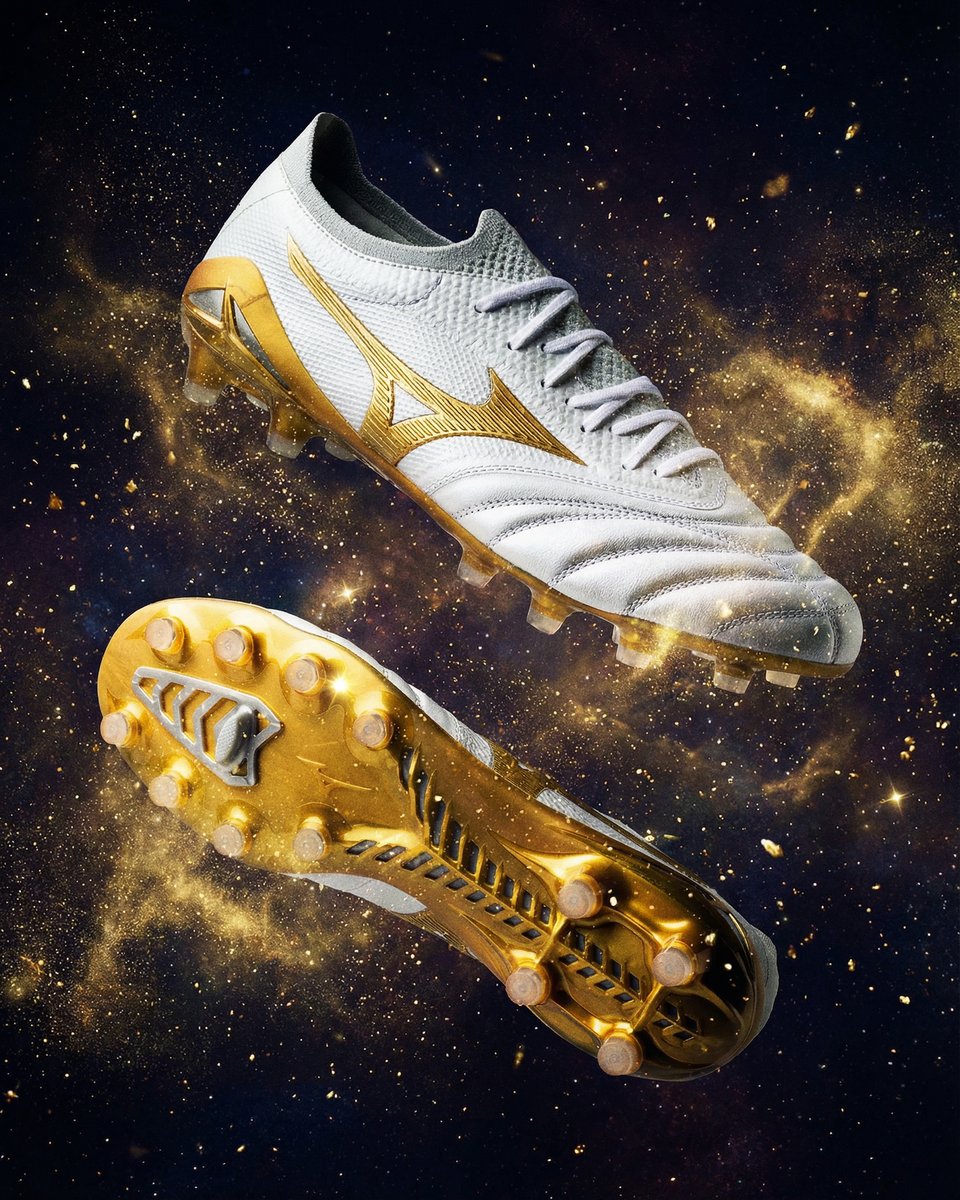 Not ready for this shine… ✨👀 Mizuno Bright Gold Pack — clean